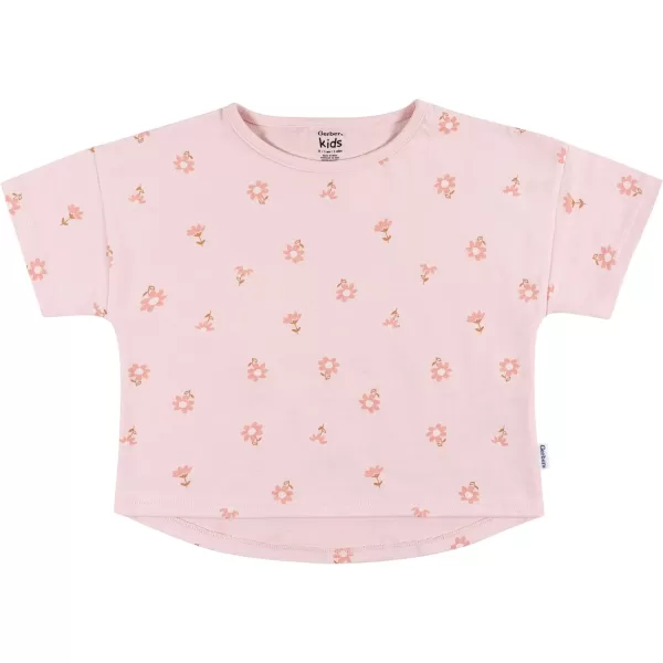Gerber Baby Girls' Toddler 3-Pack Short Sleeve Tees
