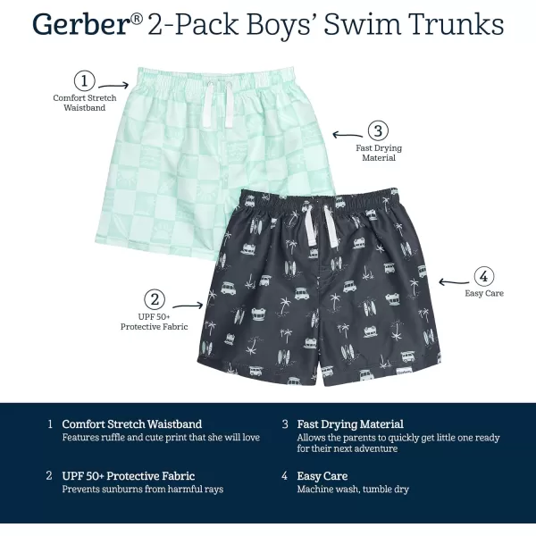 Gerber Boys' Swim Trunks