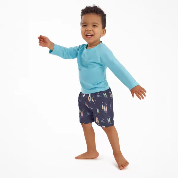 Gerber Boys' Toddler 2-Pack Swim Trunks
