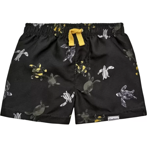 Gerber Boys' Toddler 2-Pack Swim Trunks