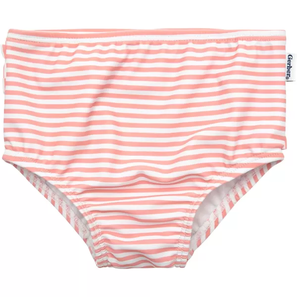 Gerber Girls' Toddler Long Sleeved Rashguard Swim Bathing Suit Set