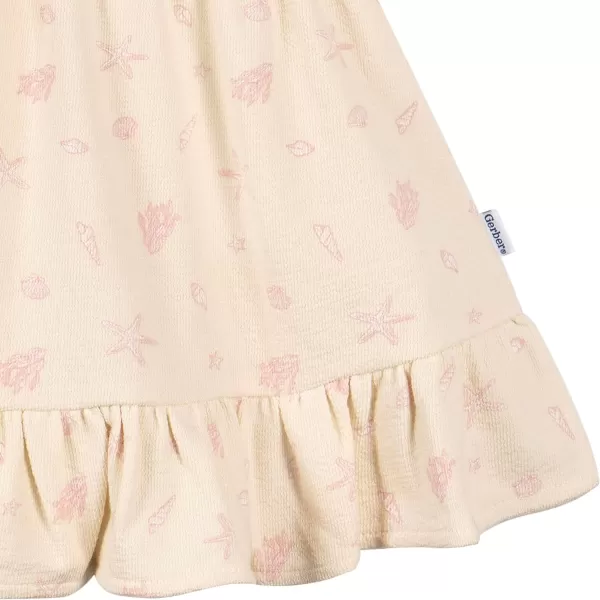Gerber Girls' Toddler Short-Sleeve Dress