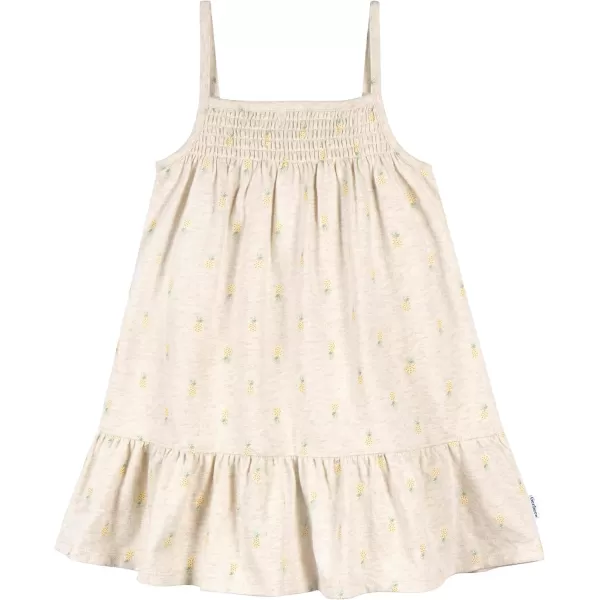 Gerber Girls' Toddler Short-Sleeve and Sleeveless Dress Set