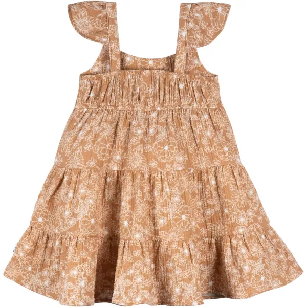 Gerber Girls' Toddler Sleeveless Gauze Dress