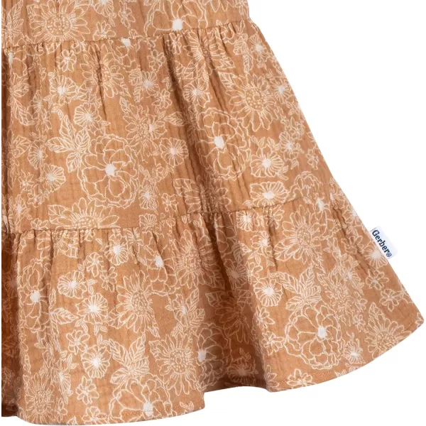 Gerber Girls' Toddler Sleeveless Gauze Dress