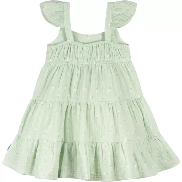 Gerber Girls' Toddler Sleeveless Gauze Dress