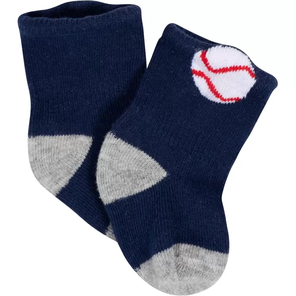 Gerber Unisex Baby 8-Pair Wiggle-Proof Sock