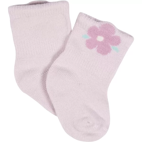 Gerber Unisex Baby 8-Pair Wiggle-Proof Sock