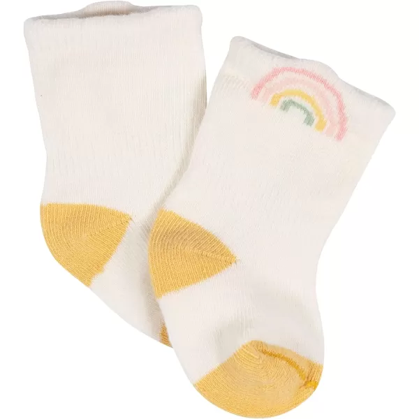 Gerber Unisex Baby 8-Pair Wiggle-Proof Sock
