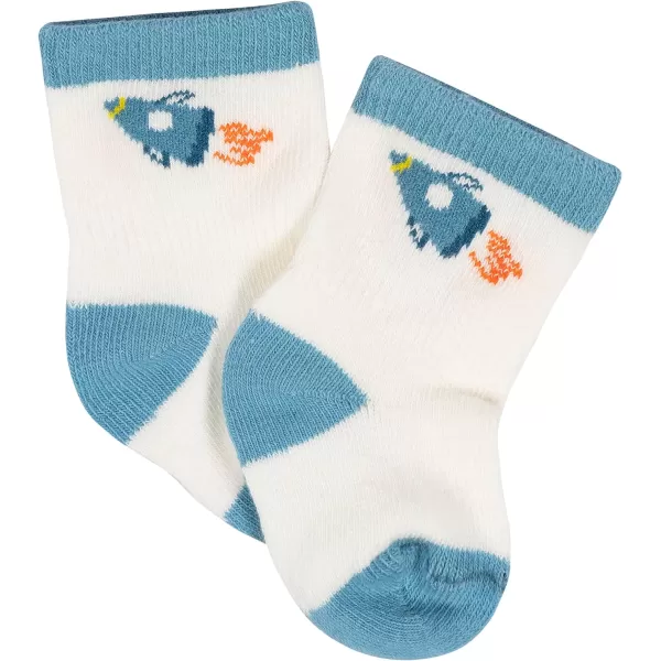 Gerber Unisex Baby 8-Pair Wiggle-Proof Sock