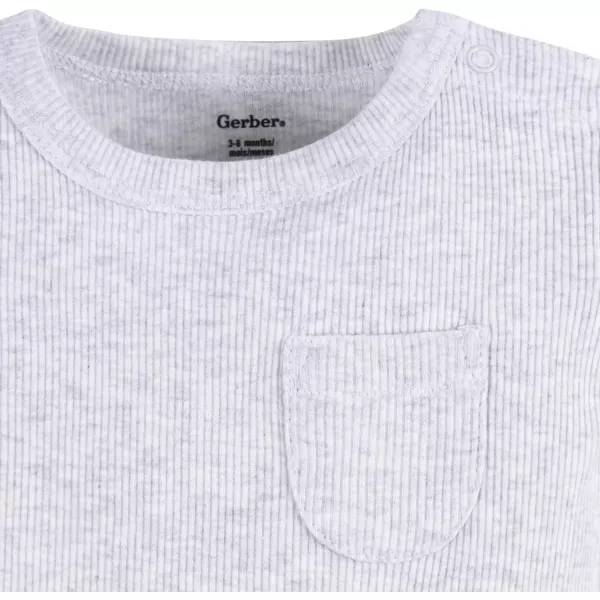 Gerber Unisex Baby Bodysuit and Short Set2-Piece Short Set