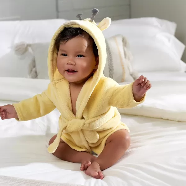 Gerber Unisex Baby Hooded Animal Character Bathrobe