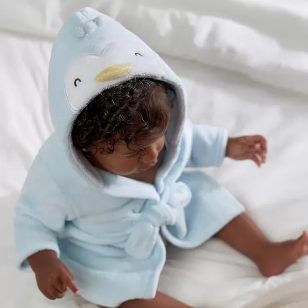 Gerber Unisex Baby Hooded Animal Character Bathrobe