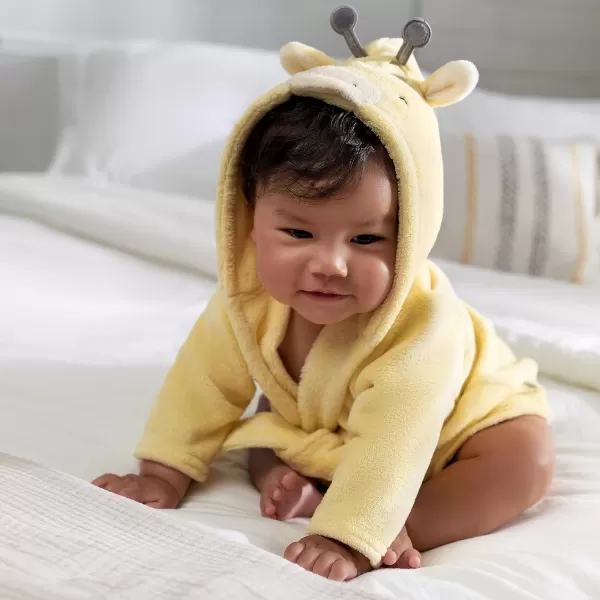 Gerber Unisex Baby Hooded Animal Character Bathrobe