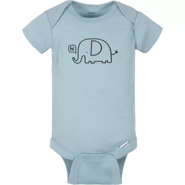 Gerber baby-boys 8-pack Short Sleeve Onesies Bodysuits