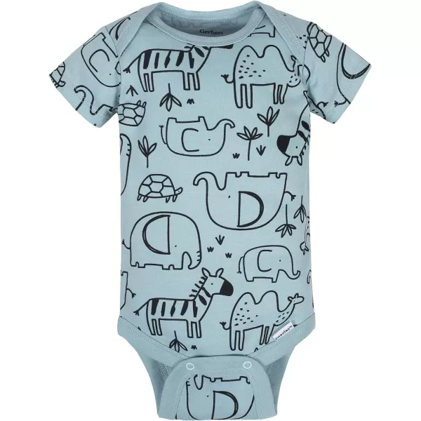 Gerber baby-boys 8-pack Short Sleeve Onesies Bodysuits