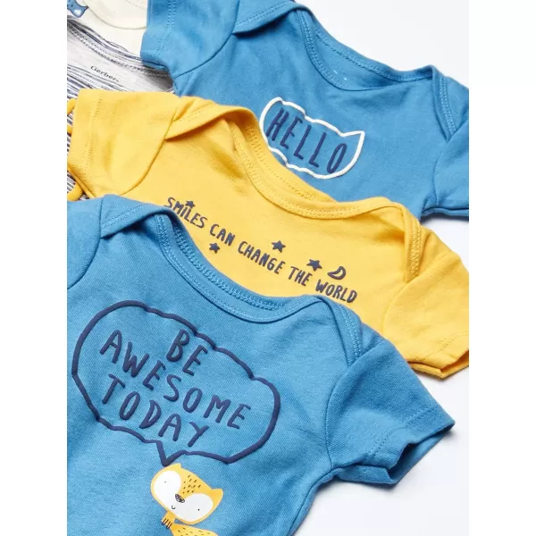 Gerber baby-boys 8-pack Short Sleeve Onesies Bodysuits