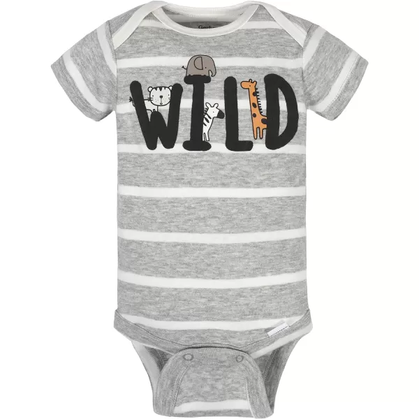 Gerber baby-boys 8-pack Short Sleeve Onesies Bodysuits