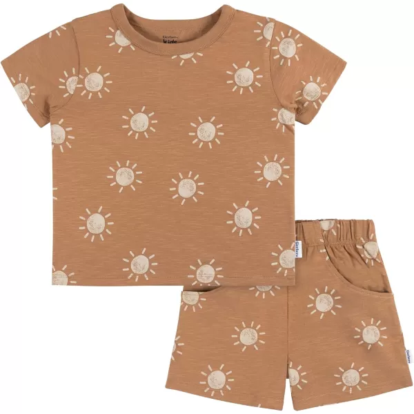 Gerber baby-boys Toddler T-shirt and Shorts Set2-Piece T-Shirt and Short Set