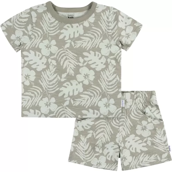 Gerber baby-boys Toddler T-shirt and Shorts Set2-Piece T-Shirt and Short Set