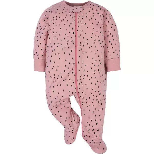 Gerber baby-girls 4 Pack Sleep 'N Play Footie