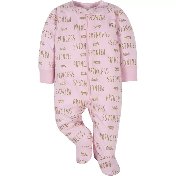 Gerber baby-girls 4 Pack Sleep 'N Play Footie