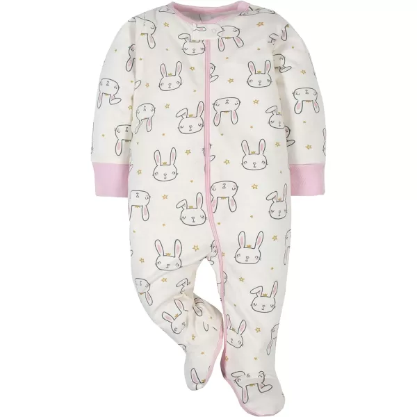 Gerber baby-girls 4 Pack Sleep 'N Play Footie
