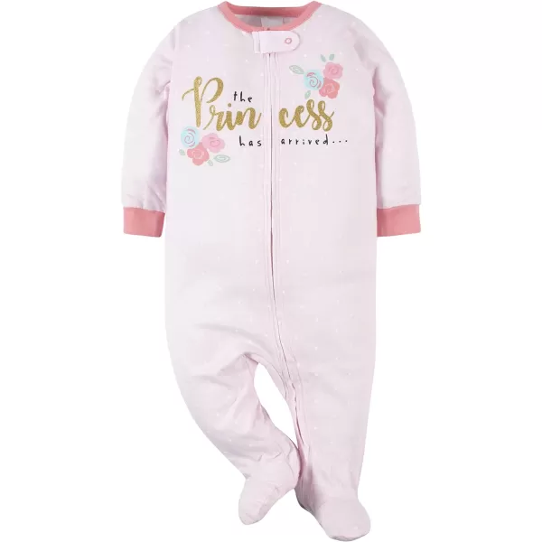 Gerber baby-girls 4 Pack Sleep 'N Play Footie