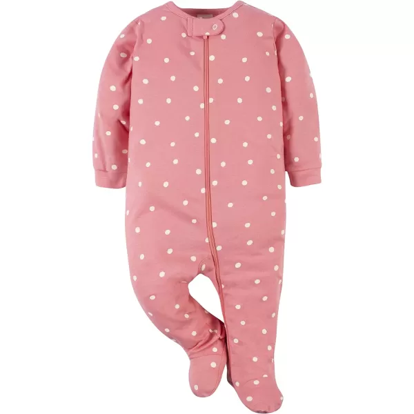 Gerber baby-girls 4 Pack Sleep 'N Play Footie