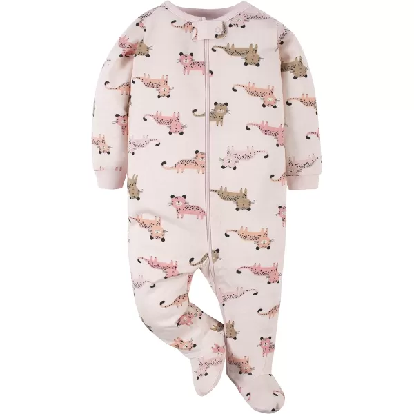 Gerber baby-girls 4 Pack Sleep 'N Play Footie