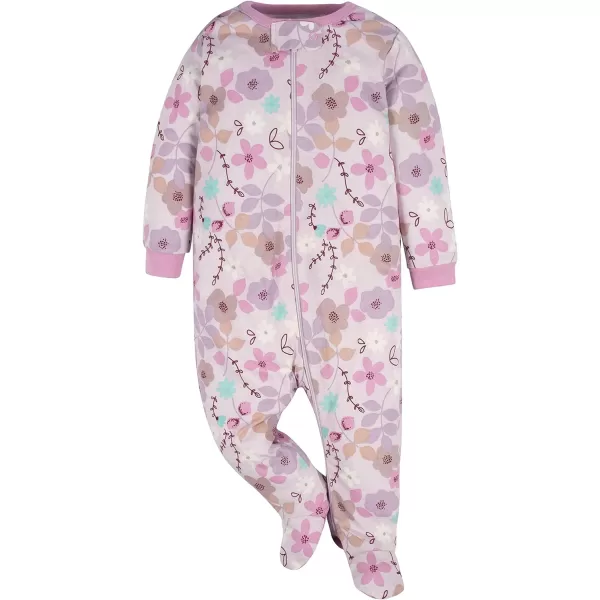 Gerber baby-girls 4 Pack Sleep 'N Play Footie