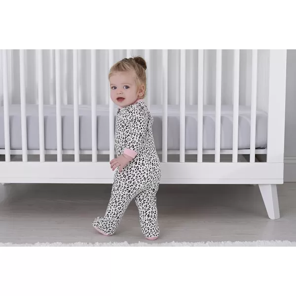 Gerber baby-girls 4 Pack Sleep 'N Play Footie
