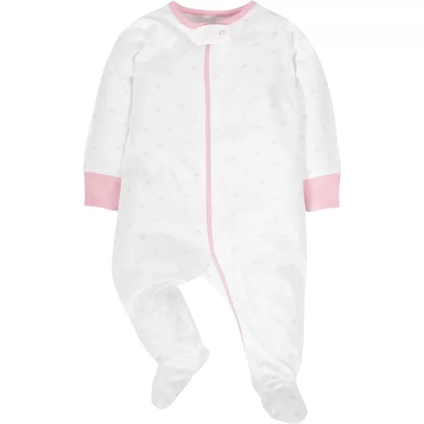 Gerber baby-girls 4 Pack Sleep 'N Play Footie