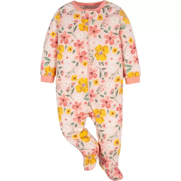 Gerber baby-girls 4 Pack Sleep 'N Play Footie