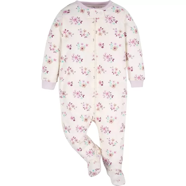 Gerber baby-girls 4 Pack Sleep 'N Play Footie