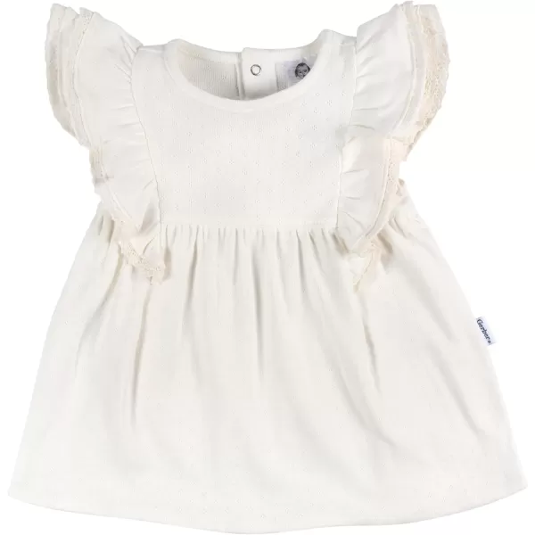 Gerber baby-girls Cotton Dress and Diaper Cover SetDress Set