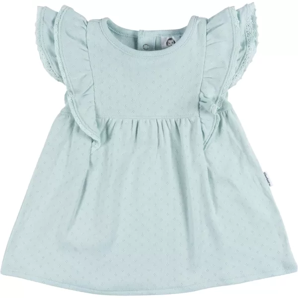 Gerber baby-girls Cotton Dress and Diaper Cover SetDress Set