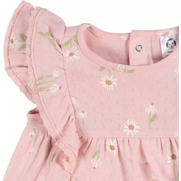Gerber baby-girls Cotton Dress and Diaper Cover SetDress Set