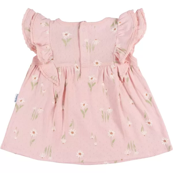 Gerber baby-girls Cotton Dress and Diaper Cover SetDress Set