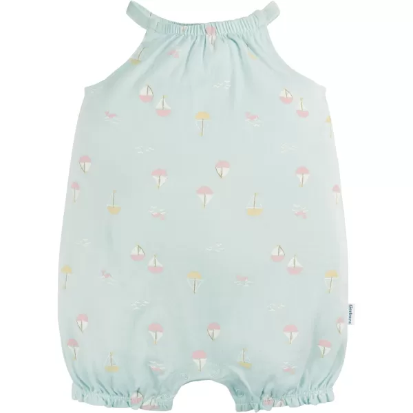 Gerber baby-girls Sleeveless and Short Sleeve Romper SetRomper