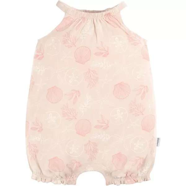 Gerber baby-girls Sleeveless and Short Sleeve Romper SetRomper