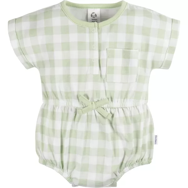 Gerber baby-girls Sleeveless and Short Sleeve Romper SetRomper