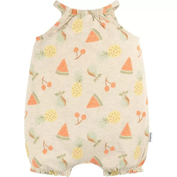Gerber baby-girls Sleeveless and Short Sleeve Romper SetRomper