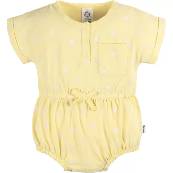 Gerber baby-girls Sleeveless and Short Sleeve Romper SetRomper