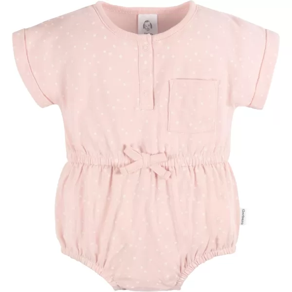 Gerber baby-girls Sleeveless and Short Sleeve Romper SetRomper