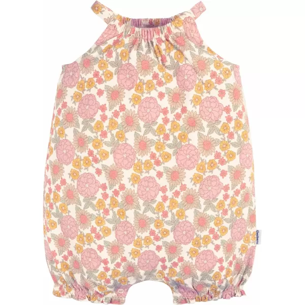 Gerber baby-girls Sleeveless and Short Sleeve Romper SetRomper