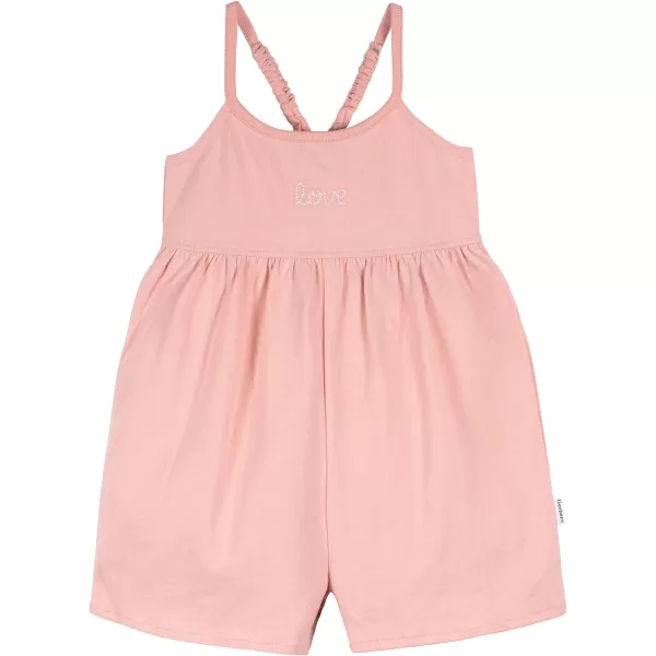 Gerber baby-girls Toddler 2-pack Sleeveless Romper JumpsuitRomper