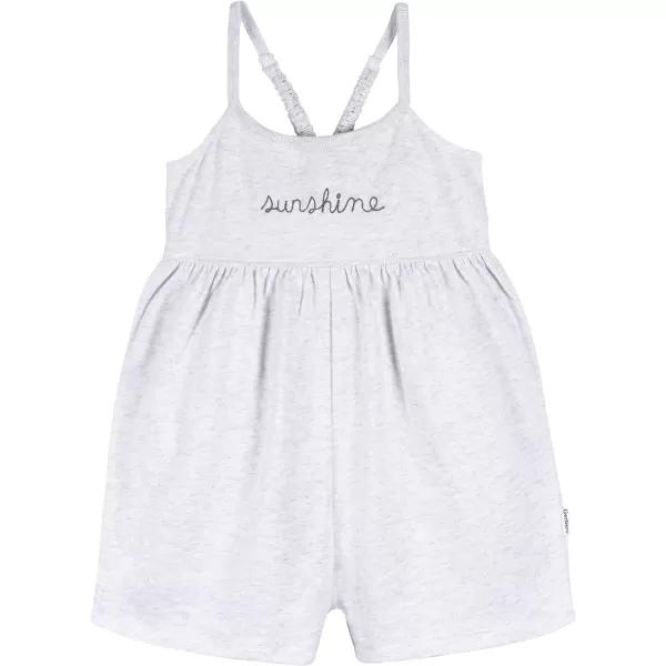 Gerber baby-girls Toddler 2-pack Sleeveless Romper JumpsuitRomper