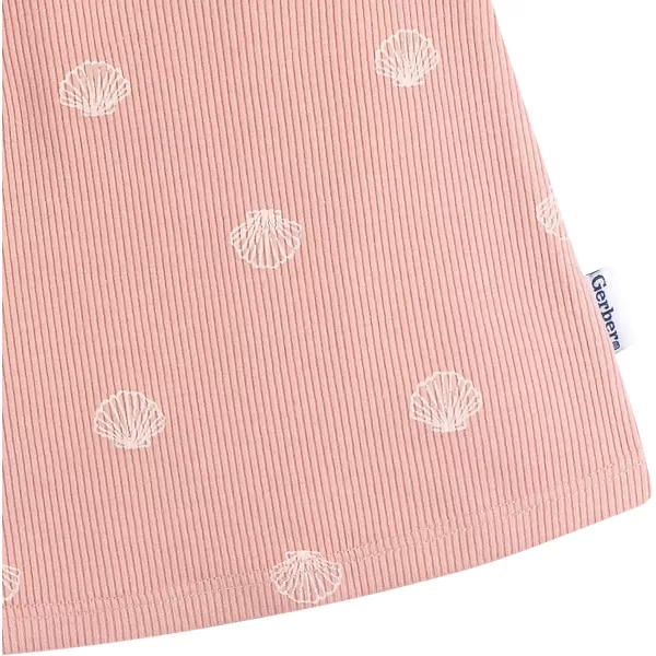Gerber baby-girls Toddler Sleeveless Tank Top and Shorts Set2-Piece Tank and Short Set
