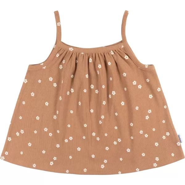 Gerber baby-girls Toddler Sleeveless Tank Top and Shorts Set2-Piece Tank and Short Set